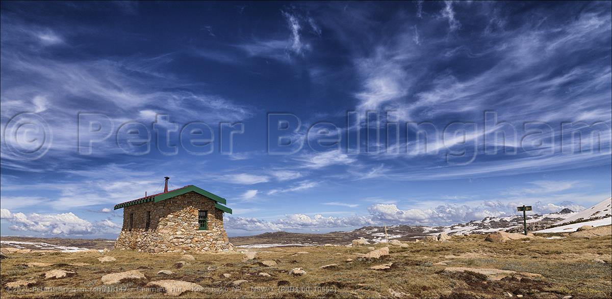 Peter Bellingham Photography Seamans Hut - Kosciuszko NP - NSW T (PBH4 00 10552)